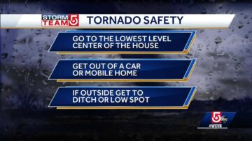 Strong winds, tornado threat across Mass. with Sunday storms