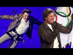Tom Cruise DIVES Into Olympics Closing Ceremony