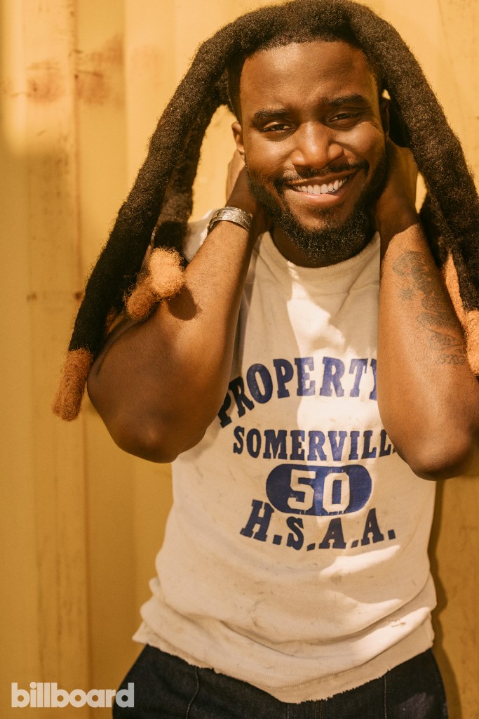 Shaboozey photographed September 12, 2024 at Seret Studios in Brooklyn.