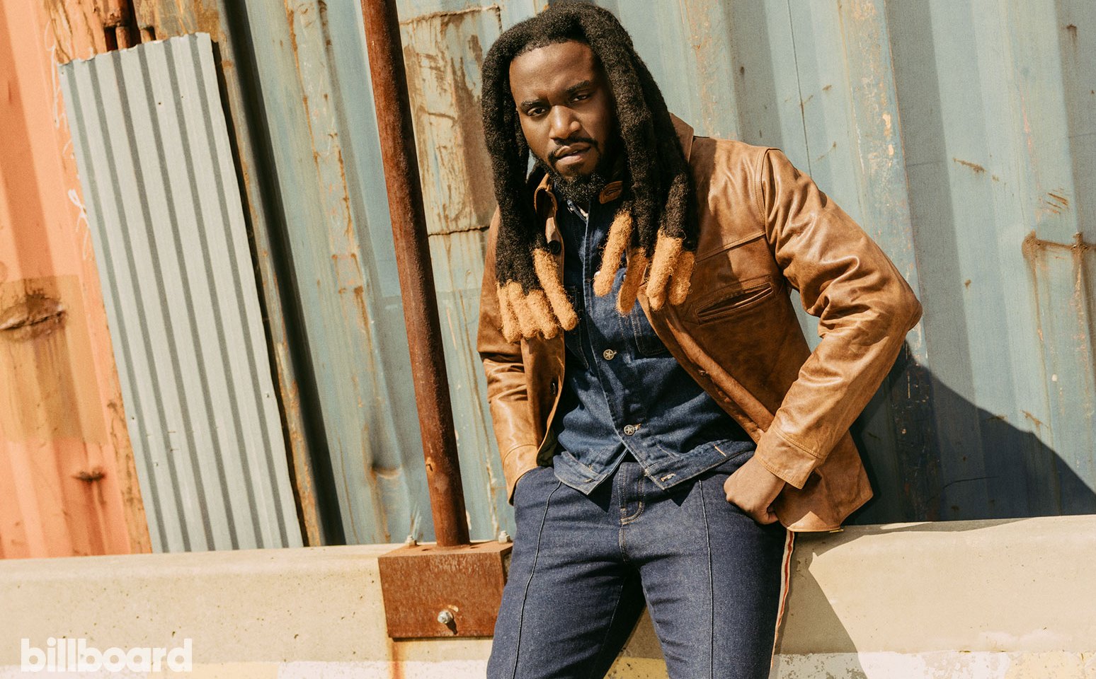 Shaboozey photographed September 12, 2024 at Seret Studios in Brooklyn.