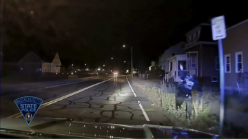 Video shows hatchet thrown at Mass. State Police troopers