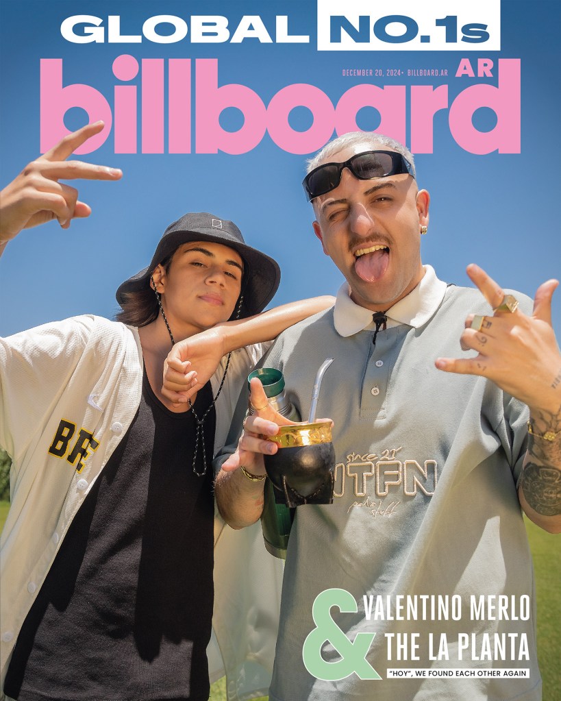 Cover, Billboard Argentina, Global No. 1s, The La Planta and Valentino Merlo