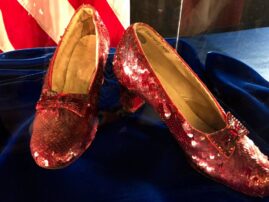 Ruby slippers worn by Judy Garland in ‘The Wizard of Oz’ to be auctioned nearly 20 years after theft