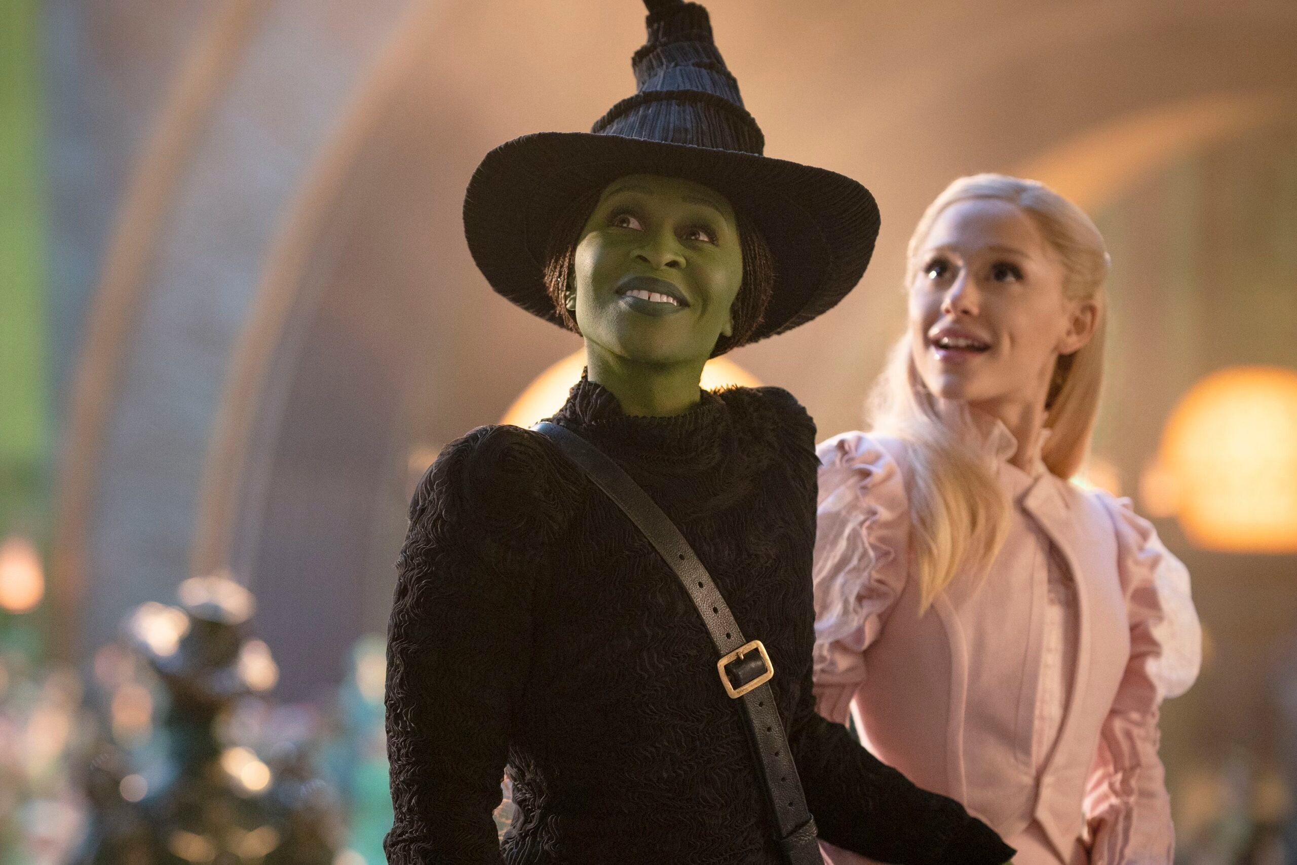 Cynthia Erivo and Ariana Grande in "Wicked."
