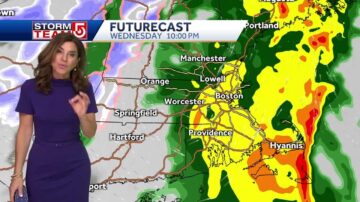 Video: First round of rain arrives late today