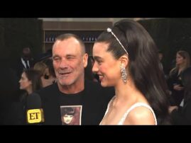 Why Margaret Qualley Brought Dad Over Jack Antonoff to Golden Globes (Exclusive)
