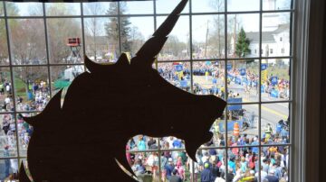 Boston Marathon’s iconic unicorn begins magical journey