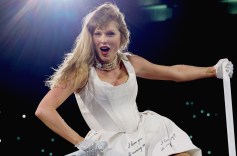 Taylor Swift performs onstage during "Taylor Swift | The Eras Tour" at BC Place on December 6, 2024 in Vancouver, British Columbia.