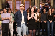 Morgan Wallen and Mikey Madison on "SNL"
