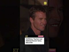 Val Kilmer, ‘Top Gun’ and ‘Batman Forever’ actor, has died at 65. Kilmer died from pneumonia.