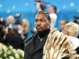 Photos: Patriots’ Stefon Diggs walked the runway at the Met Gala