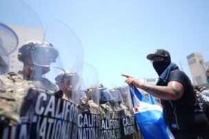 Protests intensify in Los Angeles after Trump deploys hundreds of National Guard troops
