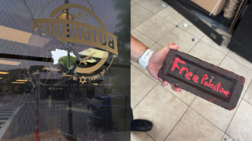 Suspects sought after brick thrown through window of Mass. kosher store