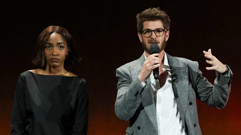 Ayo Edebiri and Andrew Garfield star with Julia Roberts in the movie "After the Hunt."