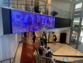 Live music debuts at Logan Airport