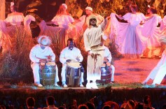 Bad Bunny performs onstage during Night One of Bad Bunny: "No Me Quiero Ir De Aqui" Residencia En El Choli at Coliseo de Puerto Rico Jos√© Miguel Agrelot on July 11, 2025 in San Juan, Puerto Rico.. (Photo by Kevin Mazur/Getty Images)