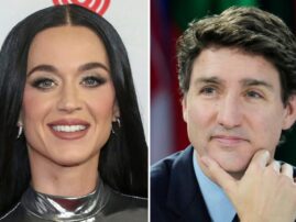 Former Canadian Prime Minister Justin Trudeau has dinner with singer Katy Perry in Montreal