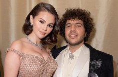 Selena Gomez and Benny Blanco attend the 97th annual Oscars at Ovation Hollywood on March 02, 2025 in Hollywood, California. (Photo by Emma McIntyre/Getty Images)