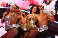 Dua Lipa performs at Madison Square Garden.