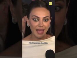 Mila Kunis Reacts to Husband Ashton Kutcher Surprising Her With ‘Mormon Wives’ MomTokers #milakunis