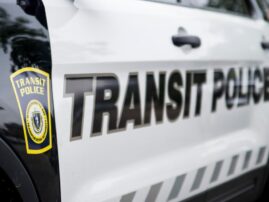 MBTA Transit Police officer facing drunk driving charge after allegedly crashing into pole