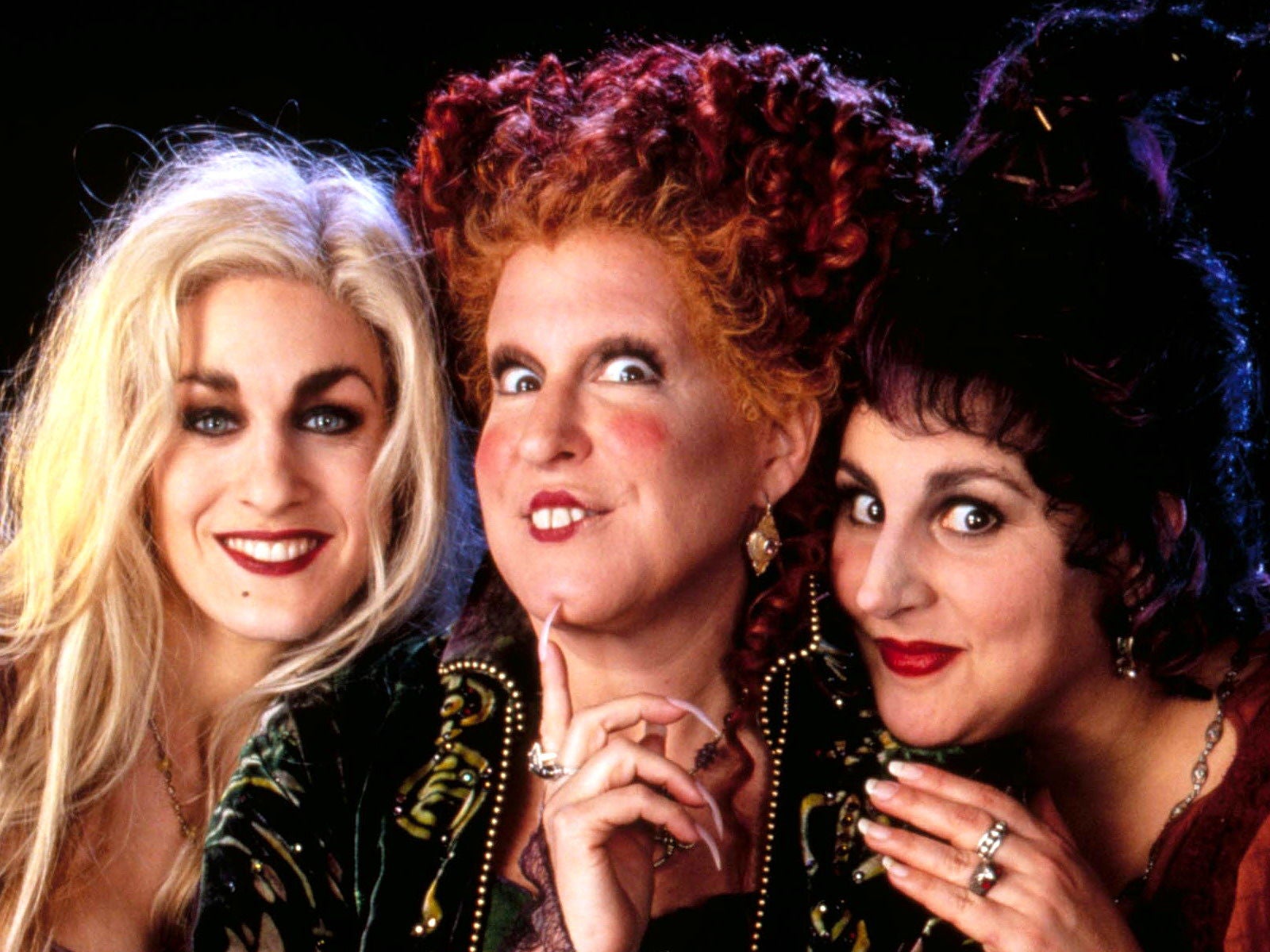 Sarah Jessica Parker, Bette Midler, and Kathy Najimy in "Hocus Pocus."