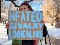 Cold Bostonians bring the heat at a Heated Rivalry look-alike contest