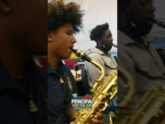 Music in session @1dessdior conducts @dp.bronxprephigh as Principal For The Day 🎶‼️