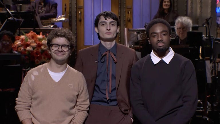SNL recap: Gaten Matarazzo, Finn Wolfhard, and Caleb McLaughlin on "Saturday Night Live."