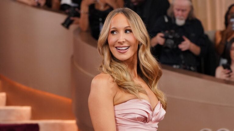 Nikki Glaser arrives at the 83rd Golden Globes on Sunday, Jan. 11, 2026, at the Beverly Hilton in Beverly Hills, Calif.