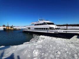 MBTA Hingham ferry service canceled for Feb. 13 due to ice in the harbor