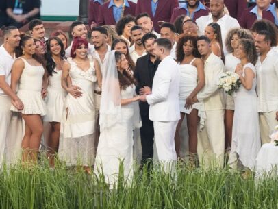 Yes, there was a real wedding during Bad Bunny’s Super Bowl halftime show