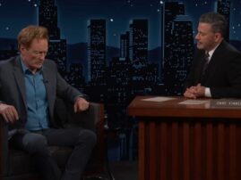 ‘I was overcome’: Conan O’Brien tells Jimmy Kimmel about ’emotional’ trip to Ireland