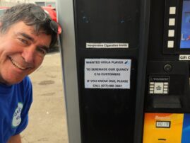 Quincy gas station looking for violist to ‘serenade’ customers
