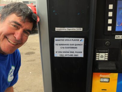 Quincy gas station looking for violist to ‘serenade’ customers