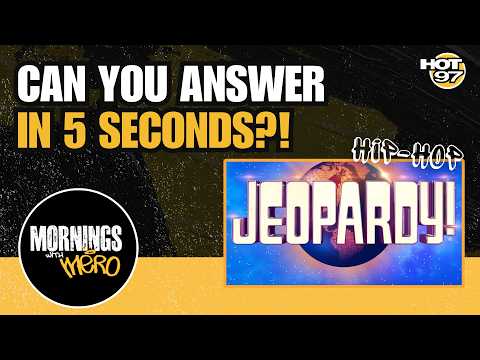 Hip Hop Jeopardy LIVE: Can You Answer Fast Enough?!