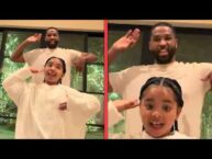 Khloé Kardashian’s Daughter True Thompson Performs KATSEYE With Dad Tristan