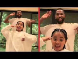 Khloé Kardashian’s Daughter True Thompson Performs KATSEYE With Dad Tristan