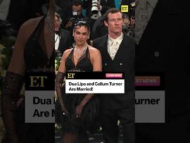 #dualipa and #callumturner are married!