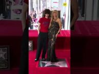 Maxx Morando Gives Miley Cyrus Kiss at Hollywood Walk of Fame Ceremony #mileycyrus #maxxmorando