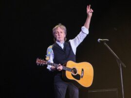 Paul McCartney was just in Rhode Island to screen his new doc for Brown students