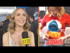 Emily Blunt Can’t Stop Praising Steven Spielberg’s JAWS (Exclusive)