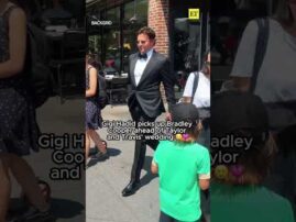 Gigi Hadid picks up Bradley Cooper ahead of Taylor and Travis’ wedding 💕 #TayVis #TayVisWedding