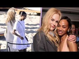 Nicole Kidman and Zoe Saldaña Have Girls’ Getaway in GREECE