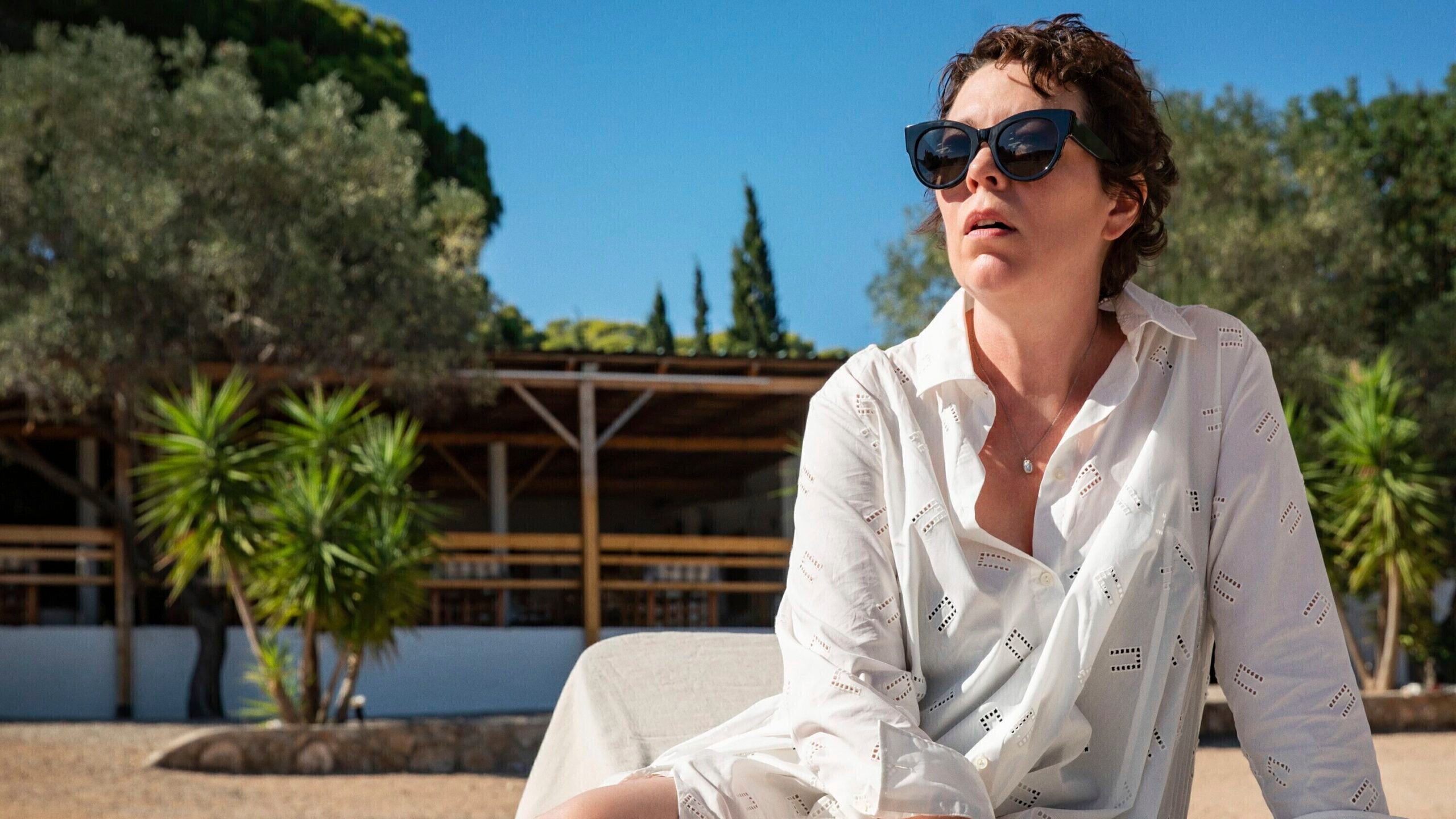 Olivia Colman in "The Lost Daughter," a 2021 Netflix Original movie.