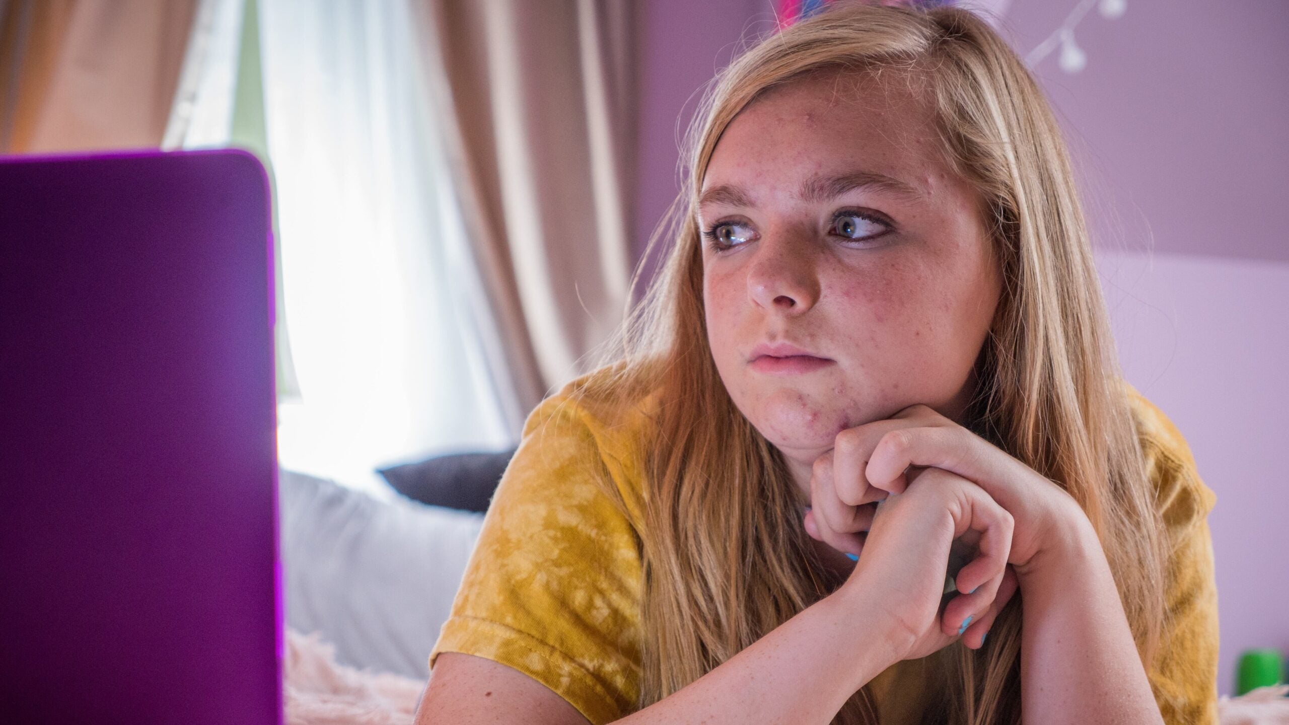 Elsie Fisher in the 2018 film "Eighth Grade," directed by Bo Burnham.